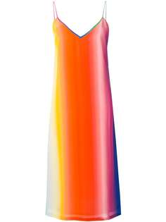 Être Cécile платье-комбинация с принтом