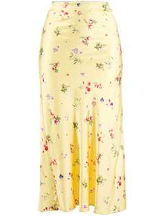 Andamane атласная юбка Bella с цветочным принтом