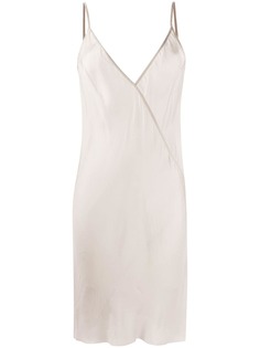 Rick Owens платье миди с V-образным вырезом