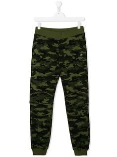 Philipp Plein Junior спортивные брюки с надписью
