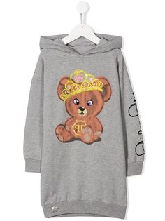 Philipp Plein Junior платье-свитер с принтом