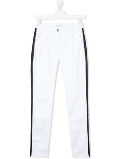 Givenchy Kids прямые джинсы с лампасами