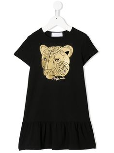 Roberto Cavalli Junior платье-футболка с принтом