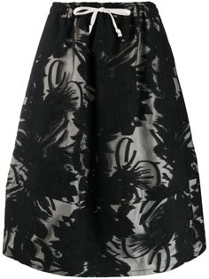 Société Anonyme юбка с завышенной талией и цветочным узором