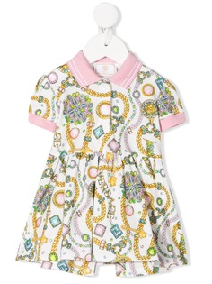 Versace Kids платье с принтом