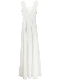 Ermanno Scervino платье макси с кружевом