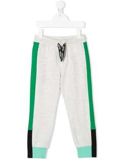 Kenzo Kids спортивные брюки в стиле колор-блок