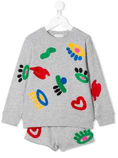 Stella McCartney Kids спортивный костюм с принтом