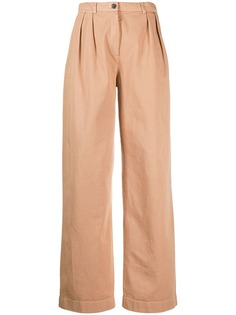 Acne Studios брюки прямого кроя со складками