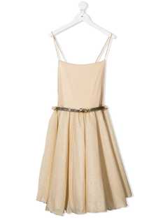 Le Gemelline By Feleppa платье с блестками и поясом