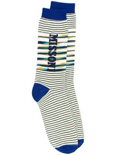 Missoni полосатые носки с логотипом