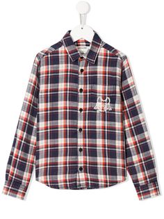 Zadig & Voltaire Kids рубашка Freddie в клетку