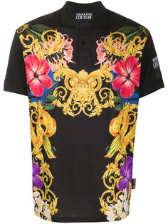 Versace Jeans Couture рубашка с цветочным принтом