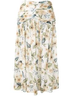 BEC + BRIDGE юбка миди Fleurette с цветочным узором