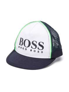 BOSS Kidswear кепка с сетчатой вставкой