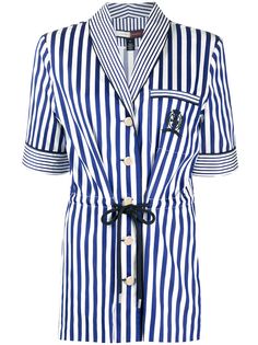 Tommy Hilfiger полосатая рубашка с поясом