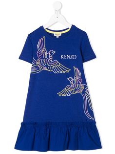 Kenzo Kids платье-футболка с логотипом