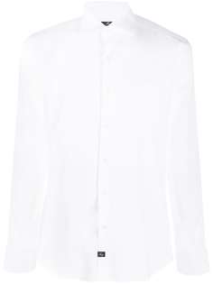 Fay рубашка с косым воротником