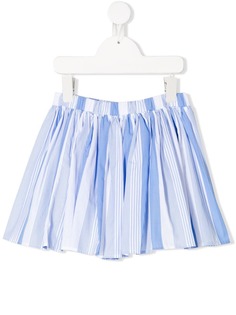 Douuod Kids полосатая юбка со складками
