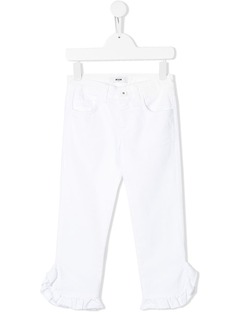 Msgm Kids джинсы скинни с оборками