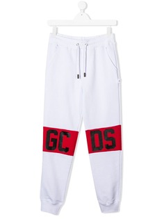 Gcds Kids спортивные брюки с логотипом на коленях