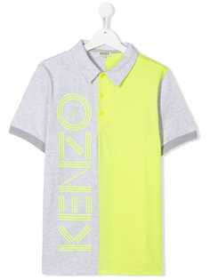 Kenzo Kids рубашка-поло с логотипом