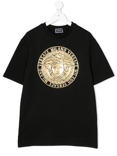 Young Versace платье-футболка с логотипом