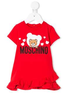 Moschino Kids платье миди Teddy Bear