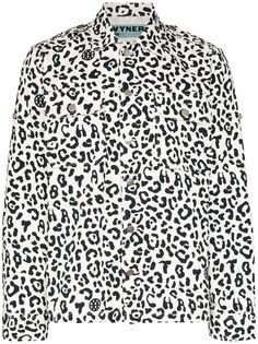 Vyner Articles рубашка с леопардовым принтом