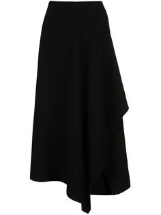 Natori юбка асимметричного кроя с драпировкой