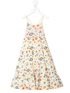 Velveteen платье Lara с цветочным принтом