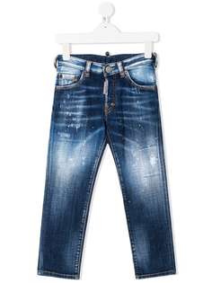 Dsquared2 Kids джинсы скинни с эффектом потертости