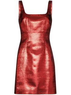 De La Vali платье-трапеция длины мини с квадратным вырезом