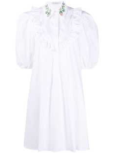 Vivetta платье-трапеция с пышными рукавами