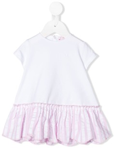 Il Gufo полосатое платье с оборками