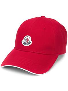 Moncler кепка с нашивкой-логотипом