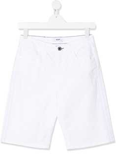 Msgm Kids джинсовые шорты средней посадки