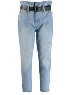 LIU JO брюки с завышенной талией и поясом