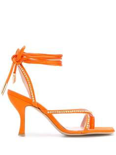 Gia Couture босоножки Hayley с открытым носком