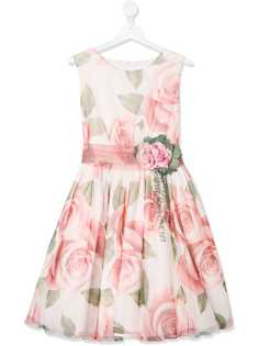 Mimilù платье миди с цветочным принтом