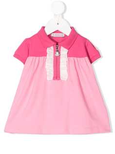 Moncler Kids платье-поло с короткими рукавами