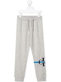 Calvin Klein Kids спортивные брюки с вышитым логотипом