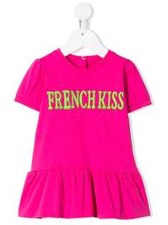 Alberta Ferretti Kids платье French Kiss с вышивкой