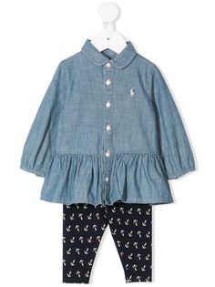 Ralph Lauren Kids костюм с рубашкой и брюками