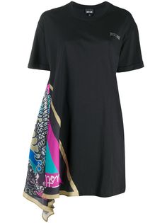 Just Cavalli платье-футболка асимметричного кроя