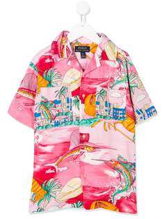 Ralph Lauren Kids рубашка с принтом
