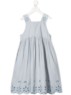 Stella McCartney Kids платье с английской вышивкой