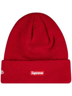 Supreme шапка бини S Logo из коллаборации с New Era