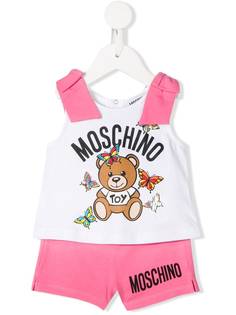 Moschino Kids костюм-двойка с логотипом