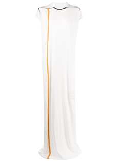 Rick Owens DRKSHDW длинное трикотажное платье с рукавами кап